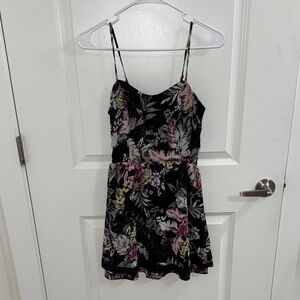 Princess Vera Wang Black and White Floral Dress